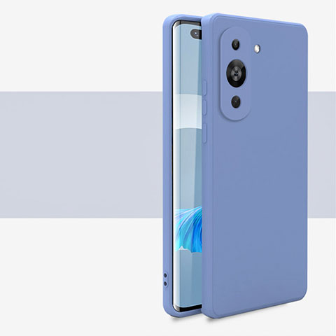 Funda Silicona Ultrafina Goma 360 Grados Carcasa para Huawei Nova 10 Pro Gris Lavanda