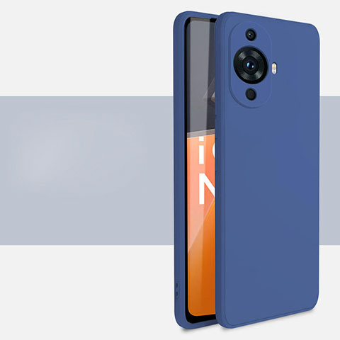 Funda Silicona Ultrafina Goma 360 Grados Carcasa para Huawei Nova 11 Pro Azul