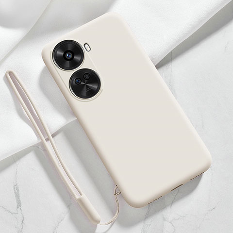 Funda Silicona Ultrafina Goma 360 Grados Carcasa para Huawei Nova 11 SE Blanco