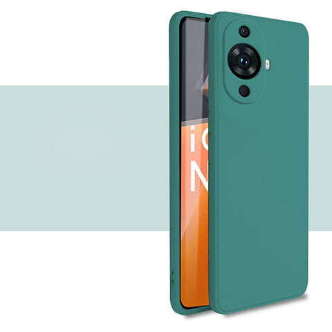 Funda Silicona Ultrafina Goma 360 Grados Carcasa para Huawei Nova 11 Verde