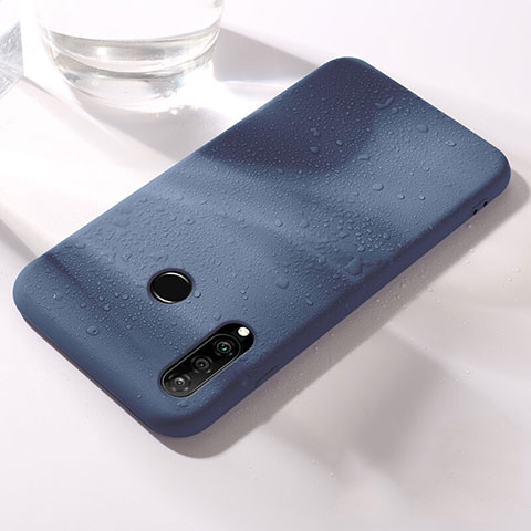 Funda Silicona Ultrafina Goma 360 Grados Carcasa para Huawei Nova 4e Azul