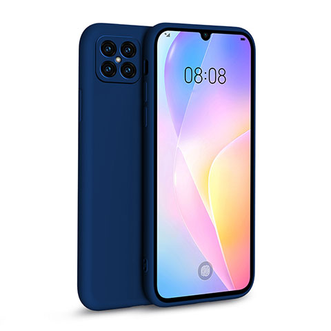 Funda Silicona Ultrafina Goma 360 Grados Carcasa para Huawei Nova 8 SE 5G Azul Real