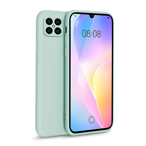 Funda Silicona Ultrafina Goma 360 Grados Carcasa para Huawei Nova 8 SE 5G Cian