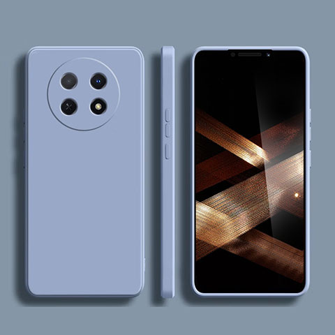 Funda Silicona Ultrafina Goma 360 Grados Carcasa para Huawei Nova Y91 Gris Lavanda