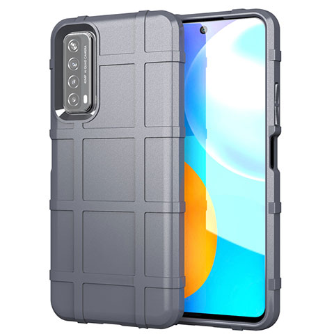 Funda Silicona Ultrafina Goma 360 Grados Carcasa para Huawei P Smart (2021) Gris