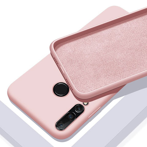 Funda Silicona Ultrafina Goma 360 Grados Carcasa para Huawei P20 Lite (2019) Oro Rosa