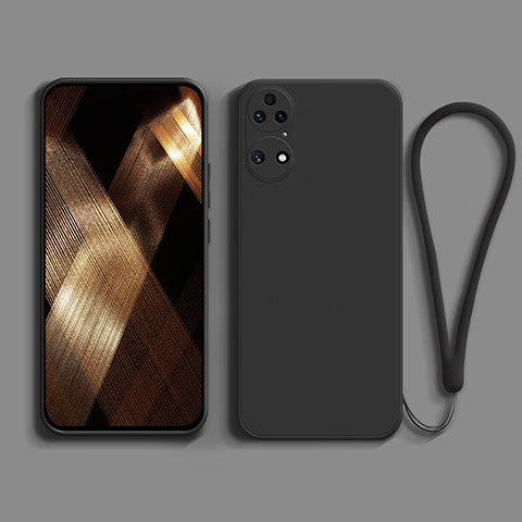 Funda Silicona Ultrafina Goma 360 Grados Carcasa para Huawei P50 Pro Negro