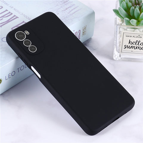 Funda Silicona Ultrafina Goma 360 Grados Carcasa para Motorola Moto E32 Negro