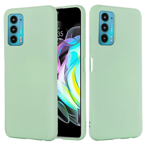 Funda Silicona Ultrafina Goma 360 Grados Carcasa para Motorola Moto Edge 20 Pro 5G Verde