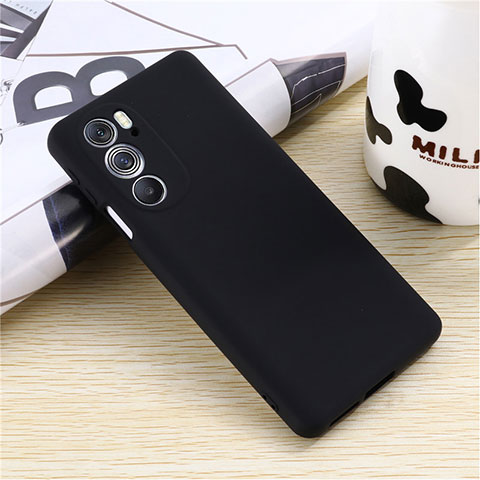 Funda Silicona Ultrafina Goma 360 Grados Carcasa para Motorola Moto Edge 30 Pro 5G Negro