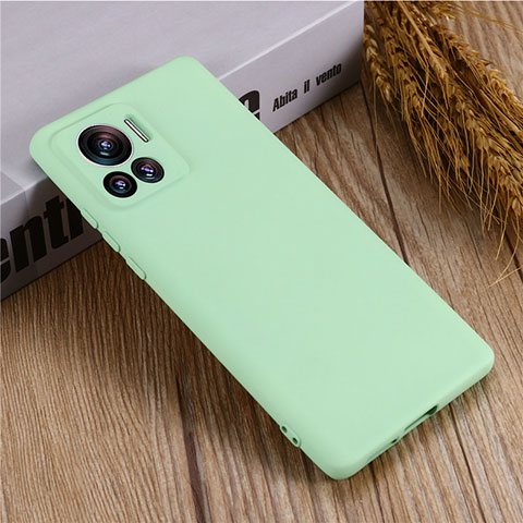 Funda Silicona Ultrafina Goma 360 Grados Carcasa para Motorola Moto Edge 30 Ultra 5G Verde