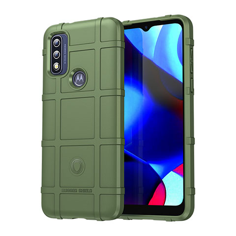 Funda Silicona Ultrafina Goma 360 Grados Carcasa para Motorola Moto G Pure Verde