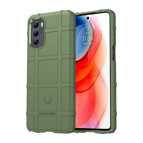 Funda Silicona Ultrafina Goma 360 Grados Carcasa para Motorola Moto G Stylus (2022) 4G Verde