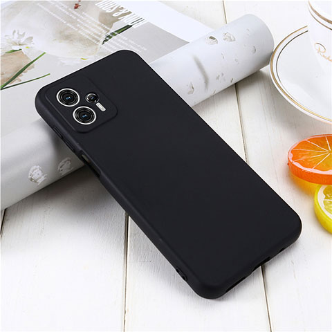 Funda Silicona Ultrafina Goma 360 Grados Carcasa para Motorola Moto G13 Negro