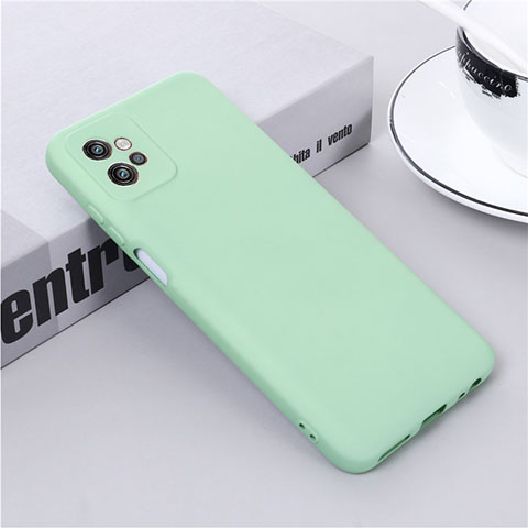 Funda Silicona Ultrafina Goma 360 Grados Carcasa para Motorola Moto G32 Verde