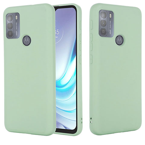 Funda Silicona Ultrafina Goma 360 Grados Carcasa para Motorola Moto G50 Verde