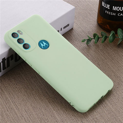 Funda Silicona Ultrafina Goma 360 Grados Carcasa para Motorola Moto G71 5G Verde