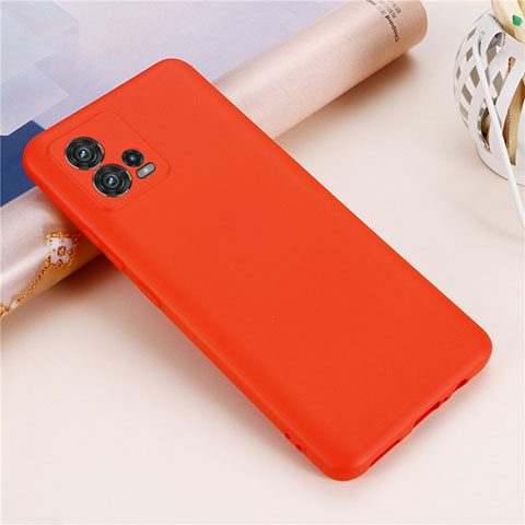 Funda Silicona Ultrafina Goma 360 Grados Carcasa para Motorola Moto G72 Rojo