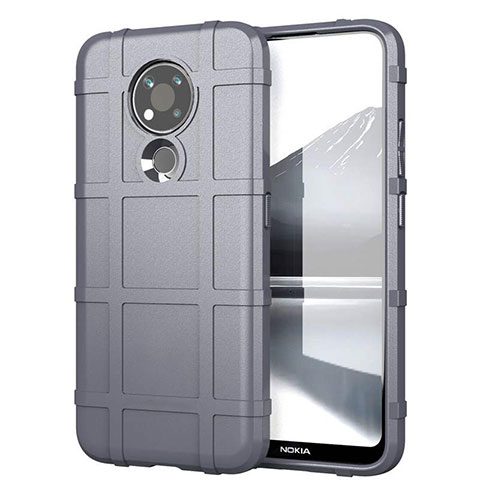 Funda Silicona Ultrafina Goma 360 Grados Carcasa para Nokia 3.4 Gris