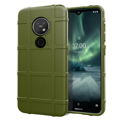 Funda Silicona Ultrafina Goma 360 Grados Carcasa para Nokia 6.2 Verde