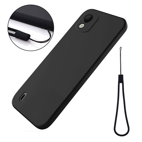 Funda Silicona Ultrafina Goma 360 Grados Carcasa para Nokia C110 Negro