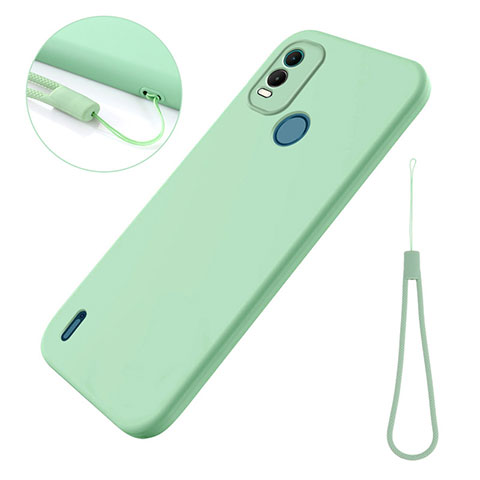 Funda Silicona Ultrafina Goma 360 Grados Carcasa para Nokia G11 Plus Verde