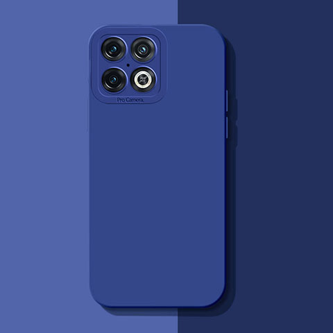 Funda Silicona Ultrafina Goma 360 Grados Carcasa para OnePlus 10 Pro 5G Azul