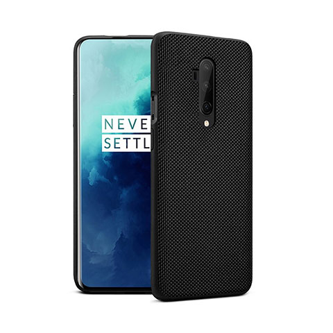 Funda Silicona Ultrafina Goma 360 Grados Carcasa para OnePlus 7T Pro 5G Negro