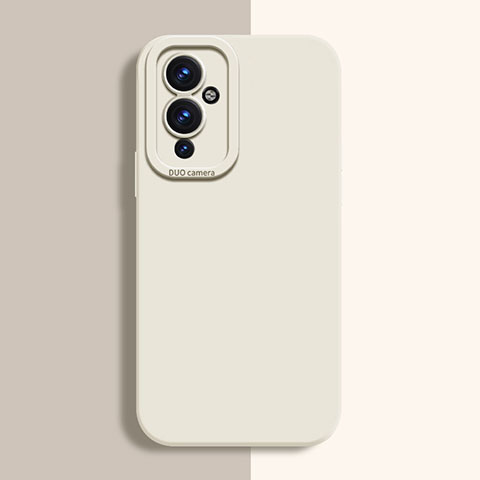 Funda Silicona Ultrafina Goma 360 Grados Carcasa para OnePlus 9 5G Blanco