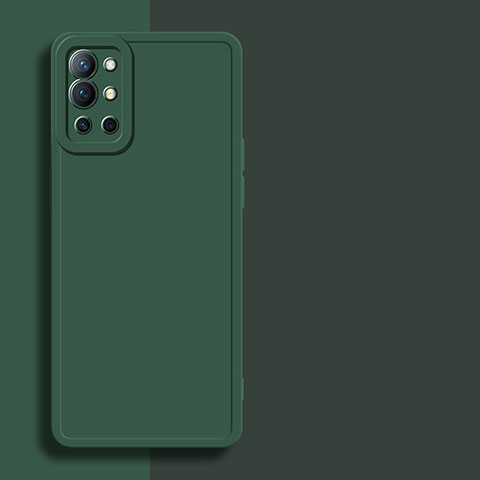 Funda Silicona Ultrafina Goma 360 Grados Carcasa para OnePlus 9R 5G Verde