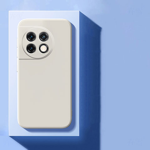 Funda Silicona Ultrafina Goma 360 Grados Carcasa para OnePlus Ace 2 5G Blanco