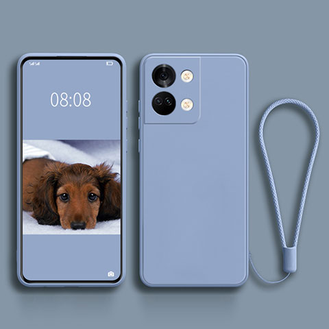 Funda Silicona Ultrafina Goma 360 Grados Carcasa para OnePlus Nord 3 5G Gris Lavanda