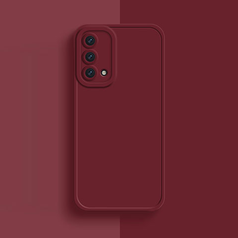 Funda Silicona Ultrafina Goma 360 Grados Carcasa para OnePlus Nord N200 5G Rojo