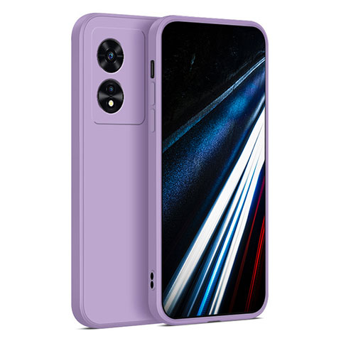 Funda Silicona Ultrafina Goma 360 Grados Carcasa para Oppo A18 Purpura Claro