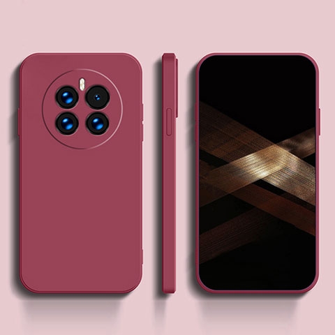 Funda Silicona Ultrafina Goma 360 Grados Carcasa para Oppo A2 Pro 5G Rosa Roja