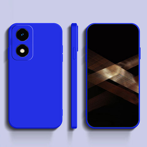 Funda Silicona Ultrafina Goma 360 Grados Carcasa para Oppo A2x 5G Azul Real