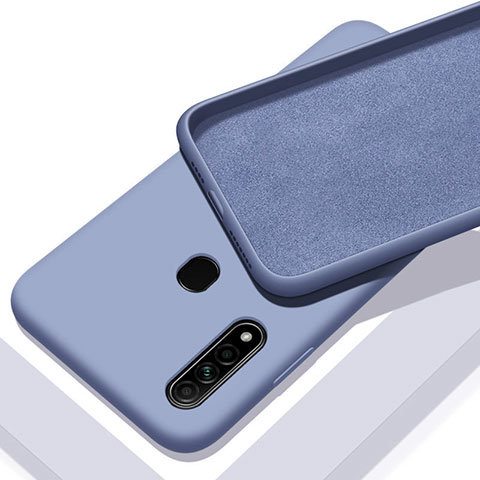 Funda Silicona Ultrafina Goma 360 Grados Carcasa para Oppo A31 Gris