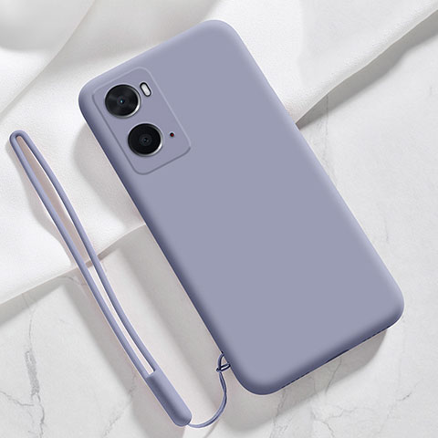 Funda Silicona Ultrafina Goma 360 Grados Carcasa para Oppo A36 Gris Lavanda