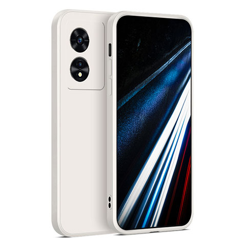 Funda Silicona Ultrafina Goma 360 Grados Carcasa para Oppo A38 Blanco