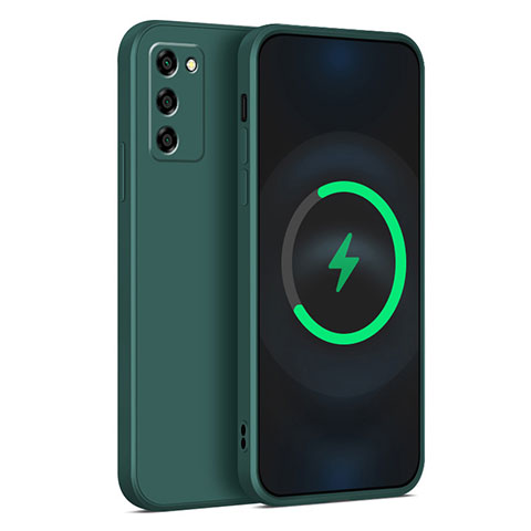 Funda Silicona Ultrafina Goma 360 Grados Carcasa para Oppo A53s 5G Verde Noche