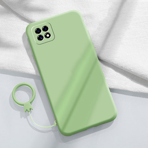 Funda Silicona Ultrafina Goma 360 Grados Carcasa para Oppo A73 5G Menta Verde