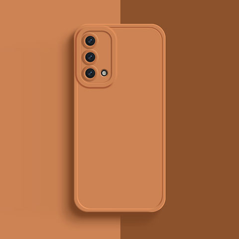 Funda Silicona Ultrafina Goma 360 Grados Carcasa para Oppo A74 5G Naranja