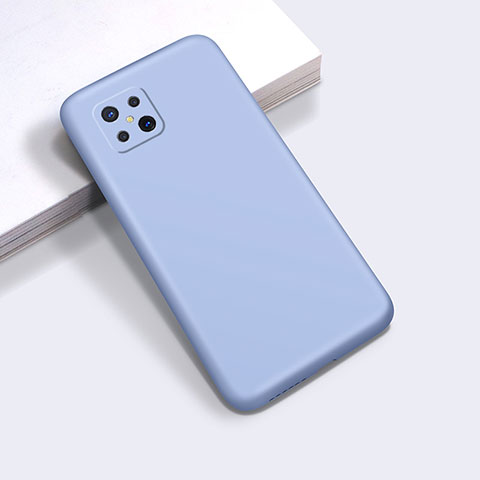 Funda Silicona Ultrafina Goma 360 Grados Carcasa para Oppo A92s 5G Azul Cielo