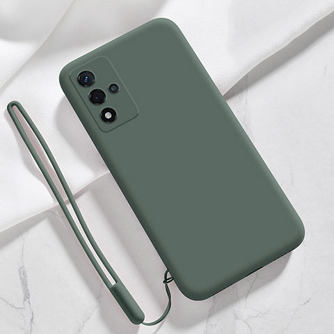 Funda Silicona Ultrafina Goma 360 Grados Carcasa para Oppo A93s 5G Verde Noche