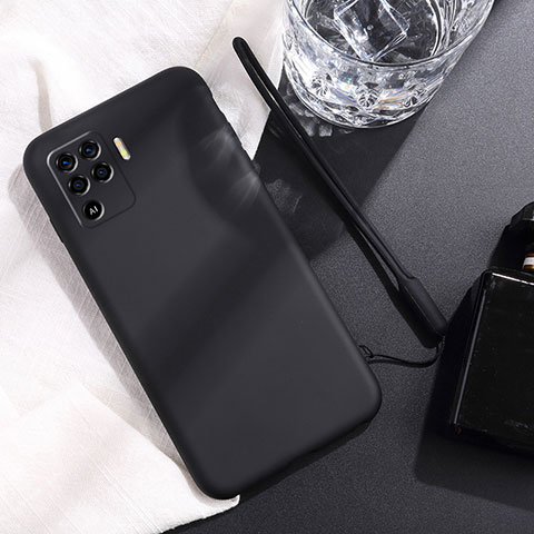 Funda Silicona Ultrafina Goma 360 Grados Carcasa para Oppo A94 4G Negro