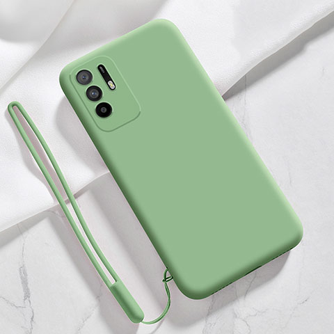 Funda Silicona Ultrafina Goma 360 Grados Carcasa para Oppo A94 5G Verde