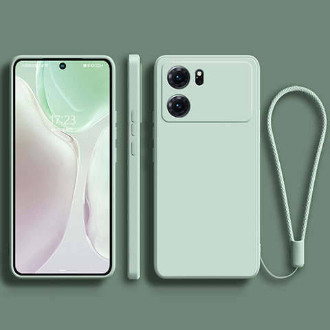 Funda Silicona Ultrafina Goma 360 Grados Carcasa para Oppo K10 5G Menta Verde