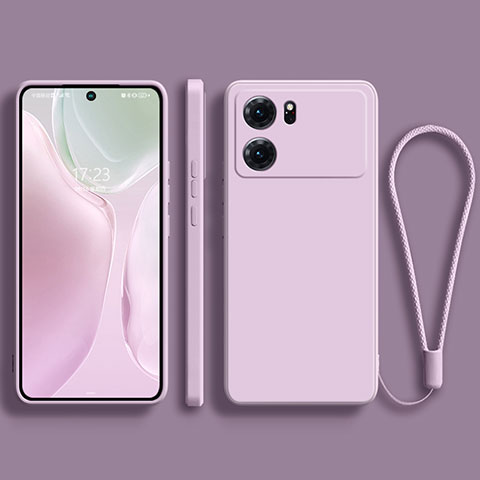 Funda Silicona Ultrafina Goma 360 Grados Carcasa para Oppo K10 5G Purpura Claro