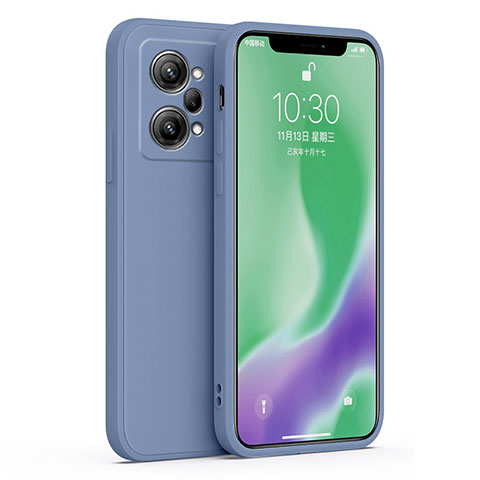 Funda Silicona Ultrafina Goma 360 Grados Carcasa para Oppo K10 Pro 5G Gris Lavanda