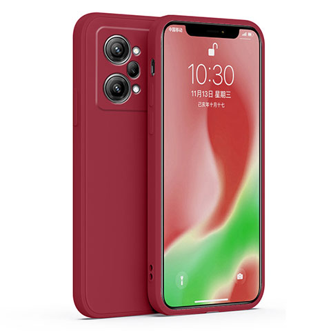 Funda Silicona Ultrafina Goma 360 Grados Carcasa para Oppo K10 Pro 5G Rojo